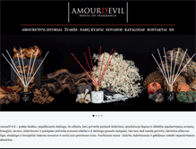 Tablet Screenshot of amourdevil.com